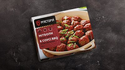 Митболы в соусе BBQ (330 г) - Мястория